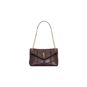 Puffer Small In Crinkled Leather