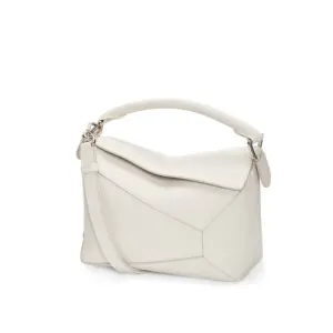Small Puzzle Bag In Soft Grained Calfskin