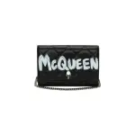 Women's Small Skull Bag in Black/ivory