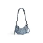 Women's Le Cagole Xs Shoulder Bag Denim In Blue
