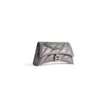 Women's Crush Small Chain Bag Quilted In Dark Grey
