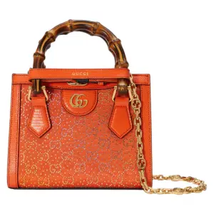 Gucci Diana Mini GG Crystal Tote Bag