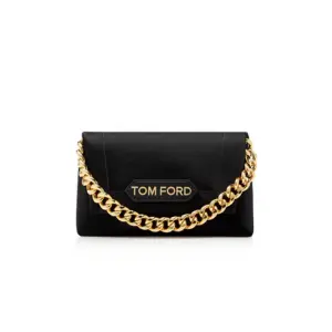 Satin Label Mini Chain Bag