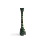Women's Le Cagole Xs Shoulder Bag Crocodile Embossed In Green