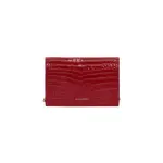Women's Small Skull Bag in Deep Red