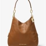 Lillie Large Pebbled Leather Shoulder Bag