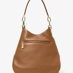 Lillie Large Pebbled Leather Shoulder Bag