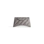 Women's Crush Small Chain Bag Quilted In Dark Grey