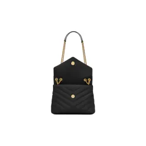 Loulou Small In Quilted Leather