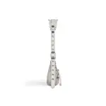 Women's Le Cagole Xs Shoulder Bag Dirty Effect In Optic White