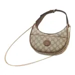 Half-Moon-Shaped Mini Bag With Interlocking Gucci