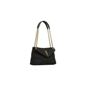 Puffer Small In Nylon And Leather