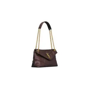 Puffer Small In Crinkled Leather