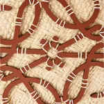 Anagram Basket Bag In Iraca Palm And Calfskin