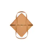Puzzle Fold Tote In Shiny Calfskin