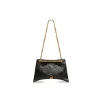 Women's Crush Large Chain Bag In Black