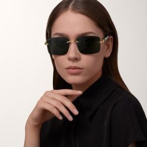 Sunglasses C Allongé de Cartier motif