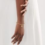 Heart Tag Bead Bracelet